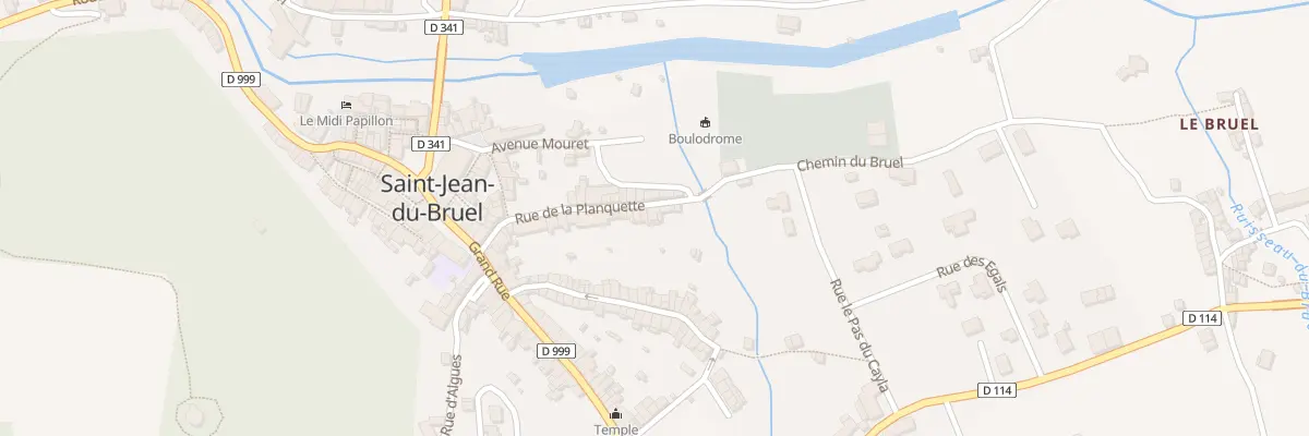 Plan du 32 Rue de la Planquette à Saint-Jean-du-Bruel