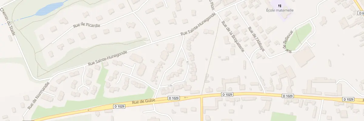 Plan du 2 Rue du 8 Novembre 1918 à Homblières