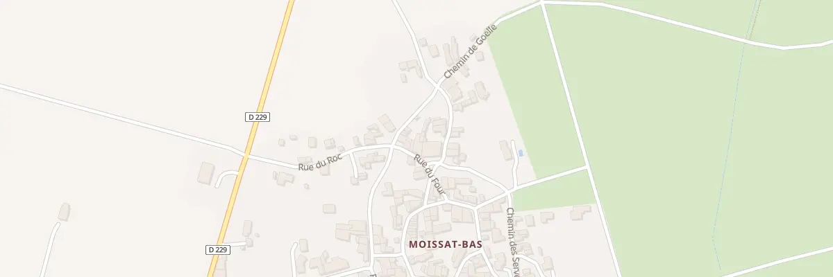 Plan du 5227 Rue du Four à Moissat