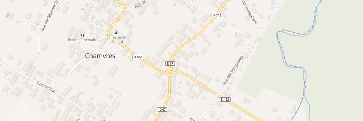 Plan du 31 Rte de Joigny à Chamvres
