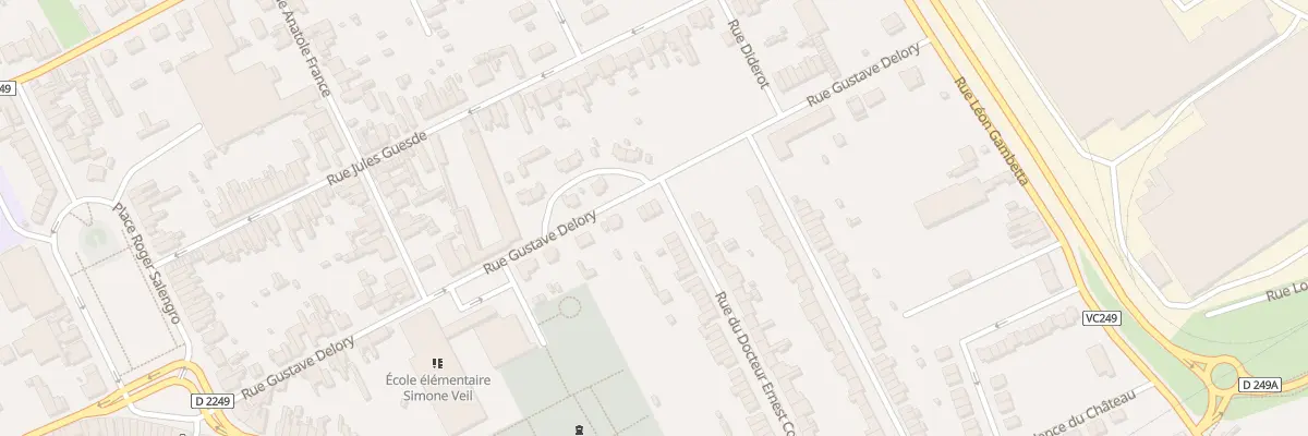 Plan du 326 Rue Gustave Delory à Lourches
