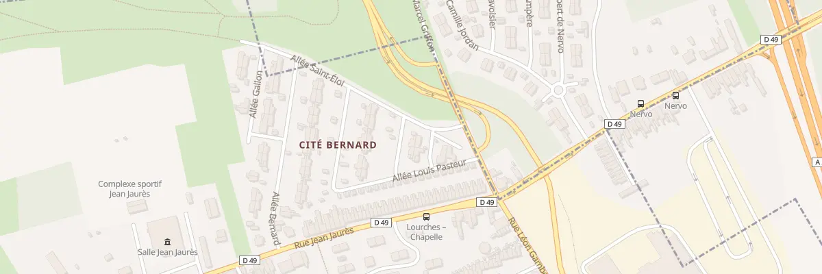 Plan du 1 Cite Bernard All Gay Lussac à Lourches
