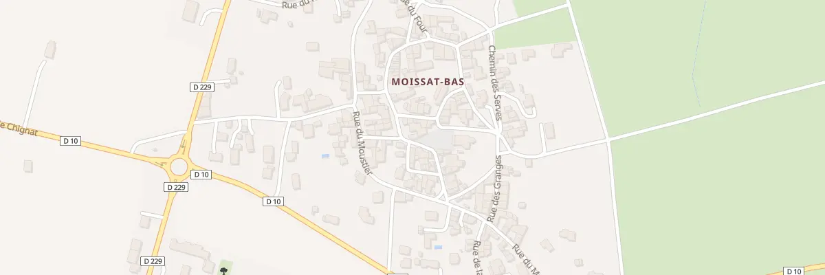 Plan du 5528 Rue du Huit Mai à Moissat