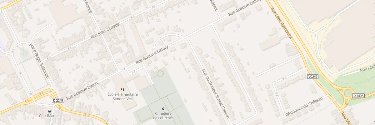 Plan du 52 Rue du Doc Ernest Coppin à Lourches