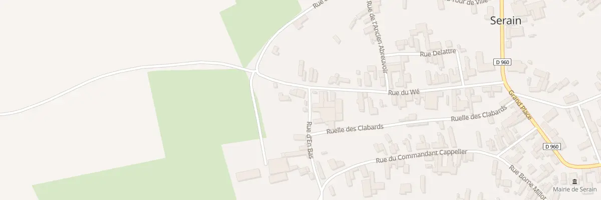 Plan du 2 Rue d’En Bas à Serain