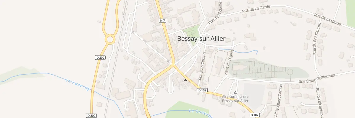 Plan du 2 Rue Charles Louis Philippe à Bessay-sur-Allier