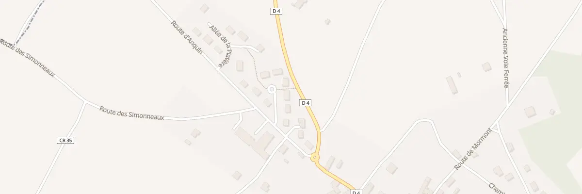 Plan du 6 All du Puits Rossignol à Égleny