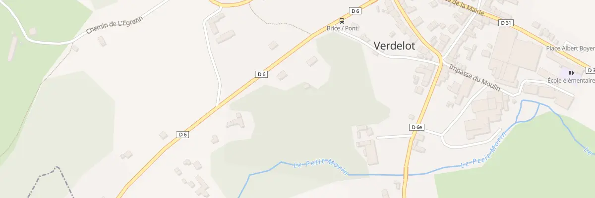 Plan du 8 Rue Brice Parain à Verdelot