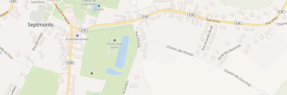 Plan du 7 Rue d’Ecuiry à Septmonts