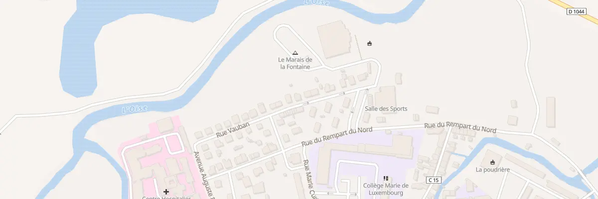 Plan du 18 Rue Vauban à La Fère