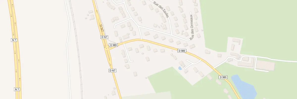 Plan du 3 Rte de Neuilly-le-réal à Toulon-sur-Allier
