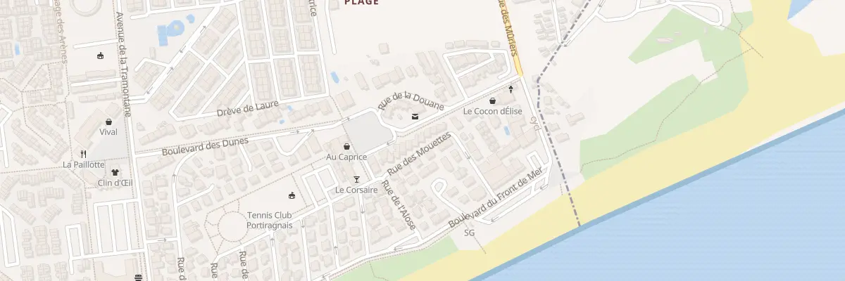 Plan du 13 Bd de la Tour du Guet à Portiragnes
