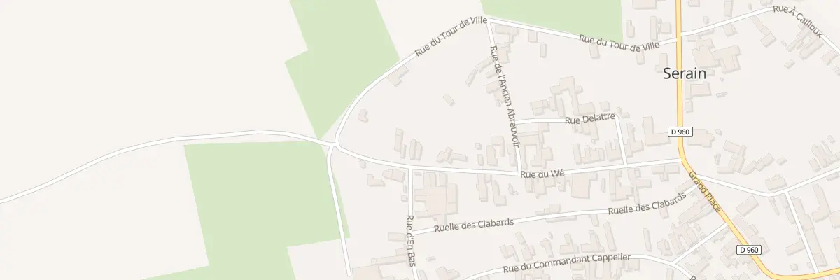 Plan du 28 Rue du Wé à Serain