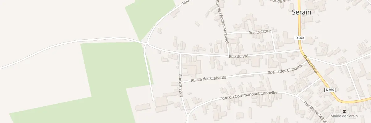 Plan du 23 Rue du Wé à Serain