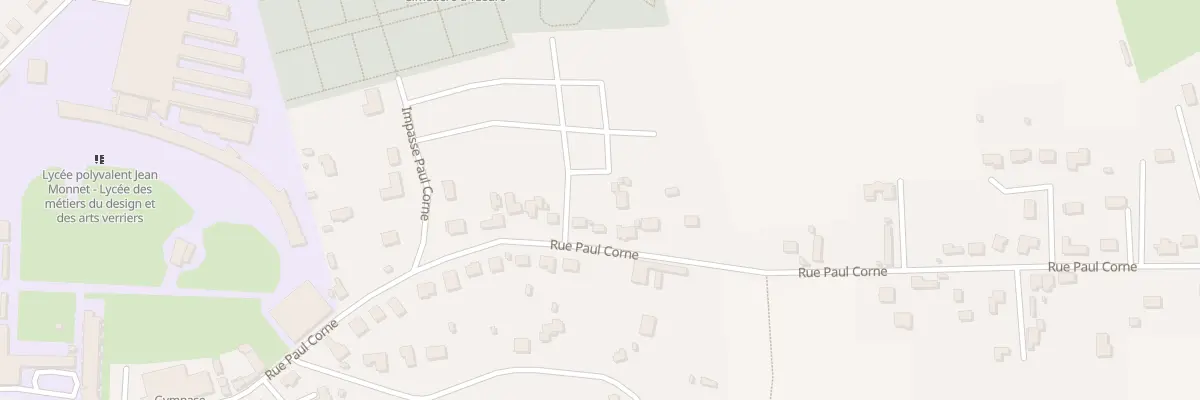 Plan du 21 Rue Paul Corne à Yzeure