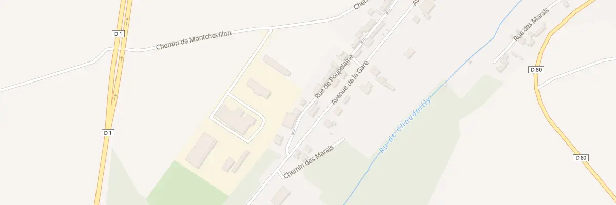Plan du 28 Rue de Poupelaine à Oulchy-le-Château