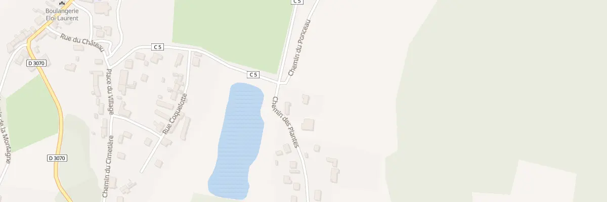Plan du 1 Che des Plantes à Leuilly-sous-Coucy