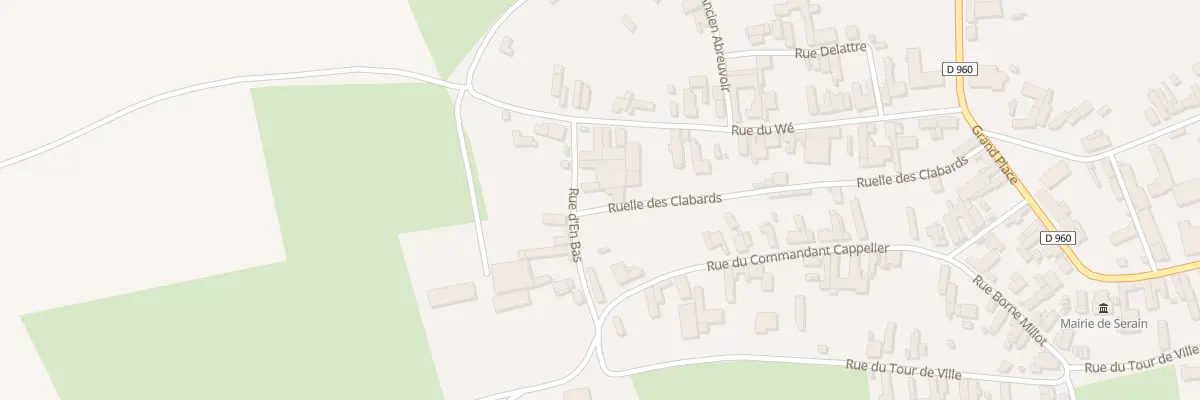 Plan du 1 Rue d’En Bas à Serain