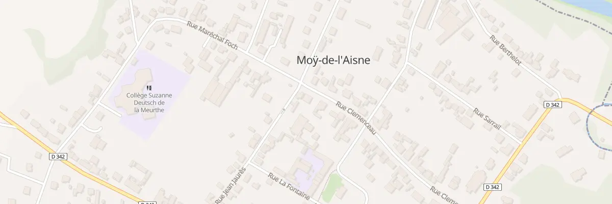 Plan du 35 Rue Clemenceau à Moÿ-de-l’Aisne