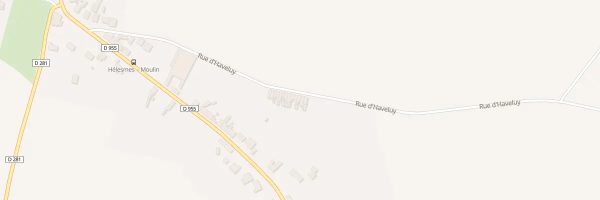 Plan du 21 Rue d’Haveluy à Hélesmes