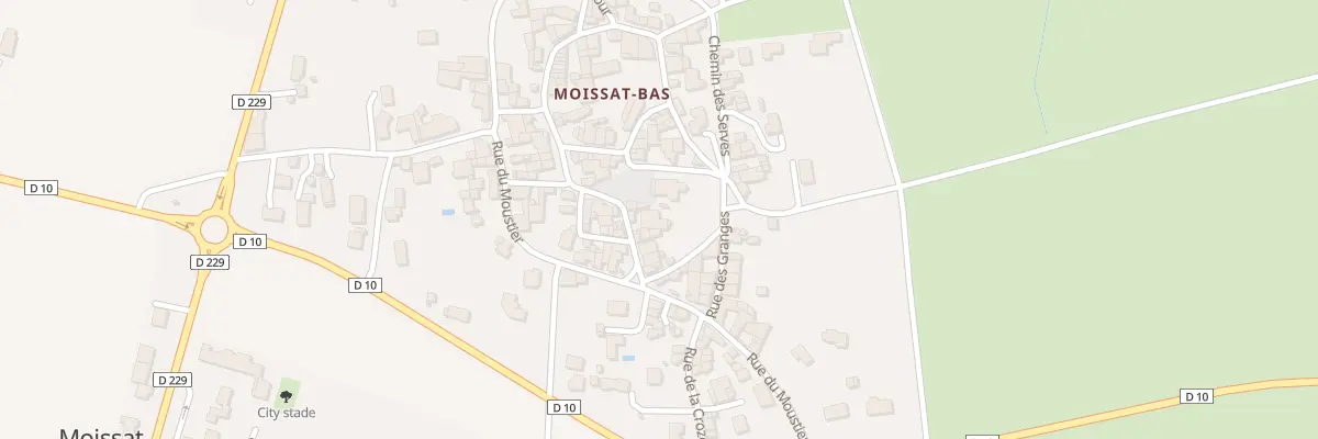Plan du 5 Rue du Huit Mai à Moissat