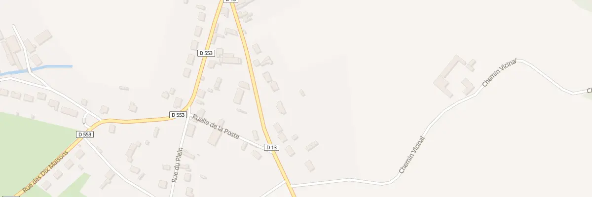 Plan du 11 Rte de Saint-gobain à Deuillet