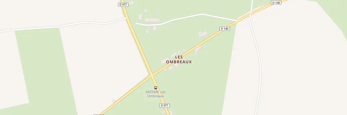 Plan du 63 Les Ombreaux à Arzembouy
