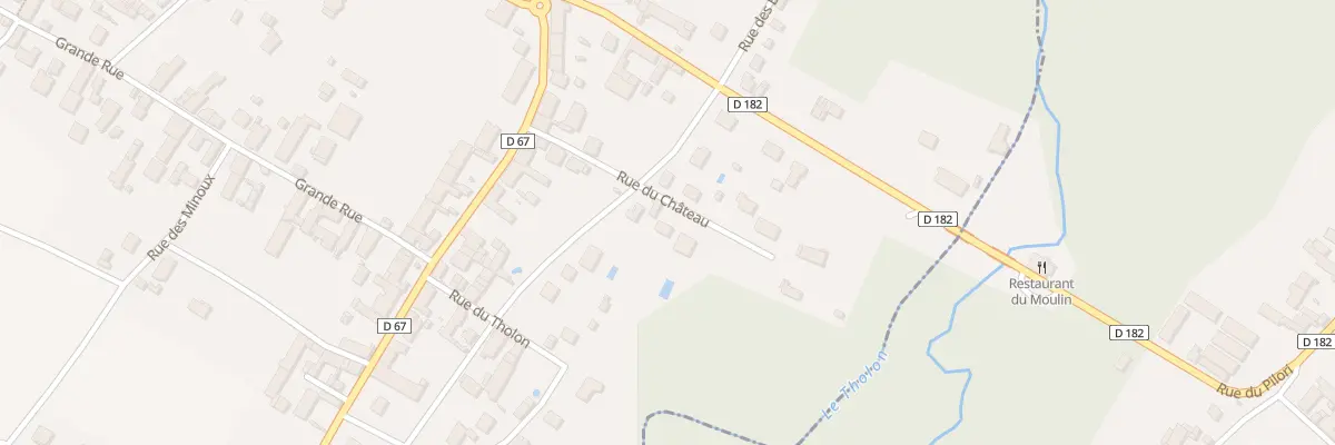 Plan du 3 Rue du Chateau à Chamvres