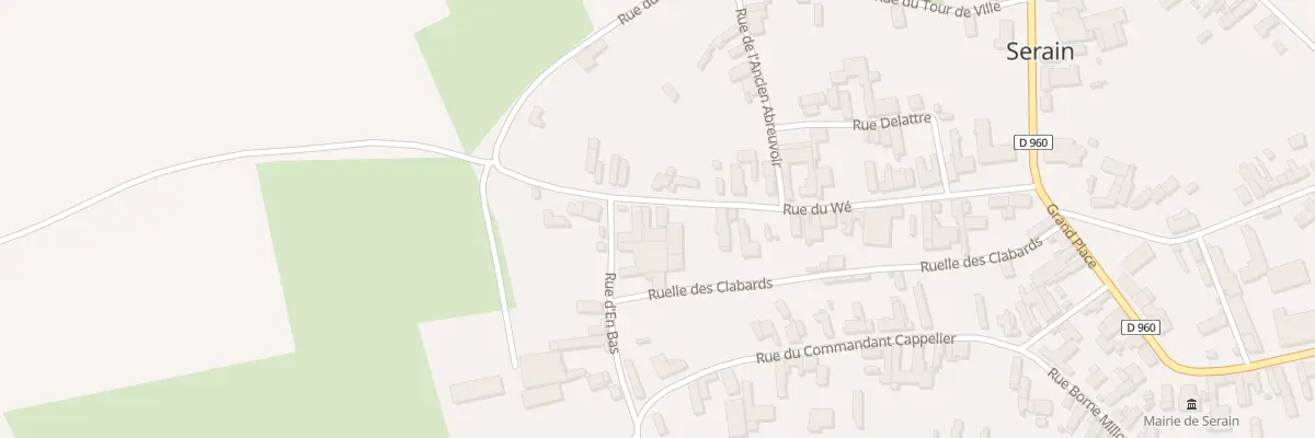 Plan du 21 Rue du Wé à Serain