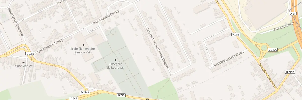 Plan du 146 Rue du Doc Ernest Coppin à Lourches