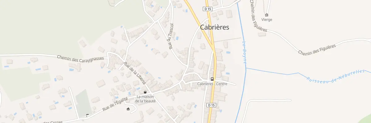 Plan du 3 Rue du Mas de Rigaud à Cabrières