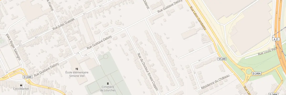 Plan du 79 Rue du Doc Ernest Coppin à Lourches