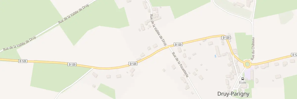 Plan du 10 Rte de Béard à Druy-Parigny