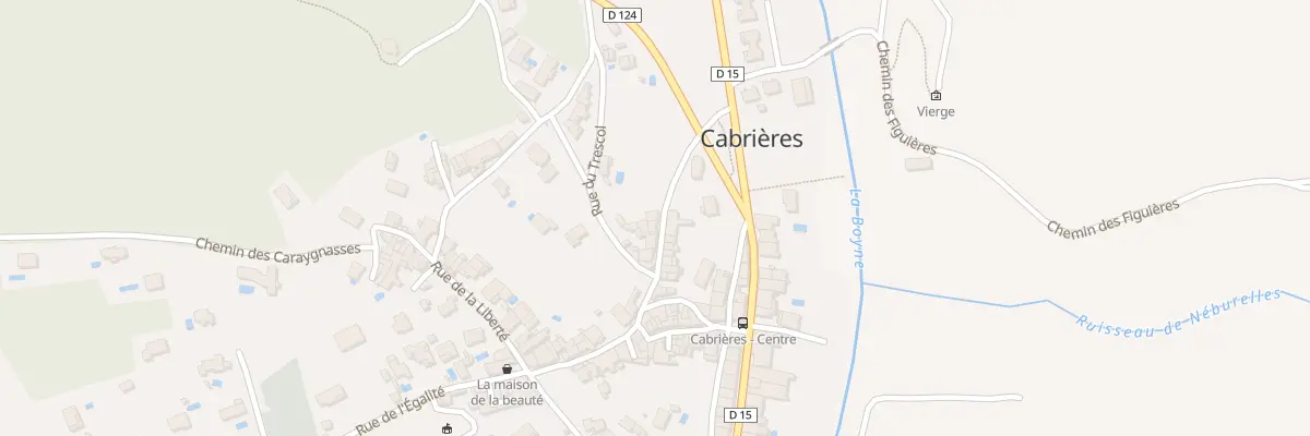 Plan du 9 Rue du Mas de Rigaud à Cabrières