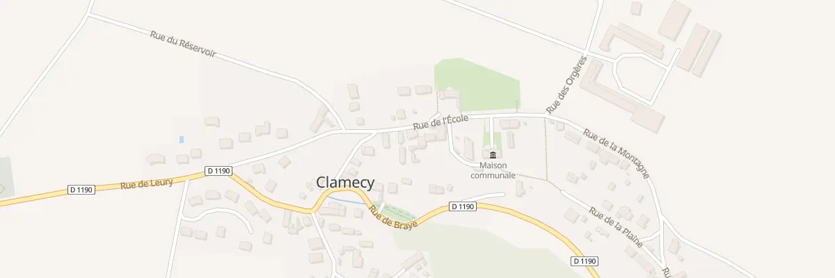 Plan du 6 Rue de l’Ecole à Clamecy