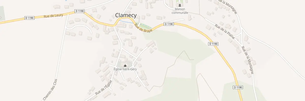 Plan du 2 Imp de la Fontaine à Clamecy