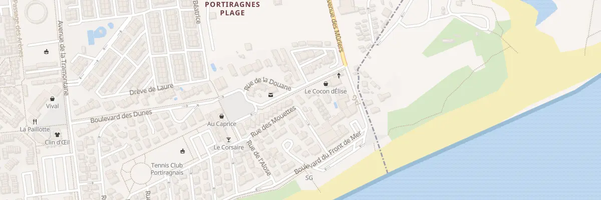 Plan du 5 Bd de la Tour du Guet à Portiragnes