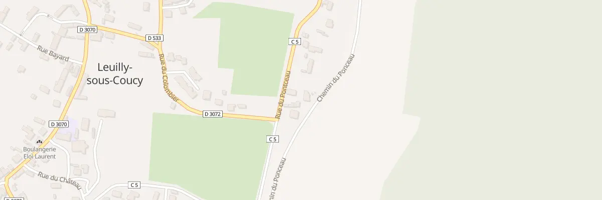 Plan du 6 Rue du Ponceau à Leuilly-sous-Coucy