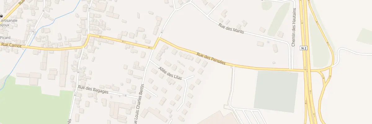 Plan du 18 Rue des Pensées à Crouy
