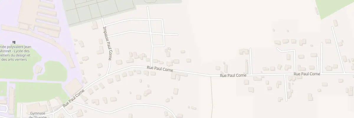 Plan du 23T Rue Paul Corne à Yzeure