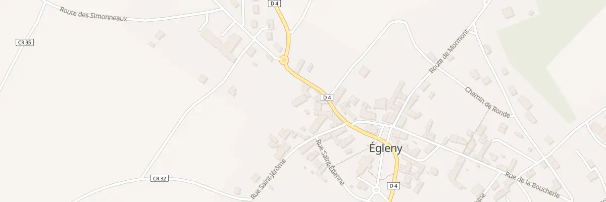Plan du 11 Rte d’Aillant à Égleny