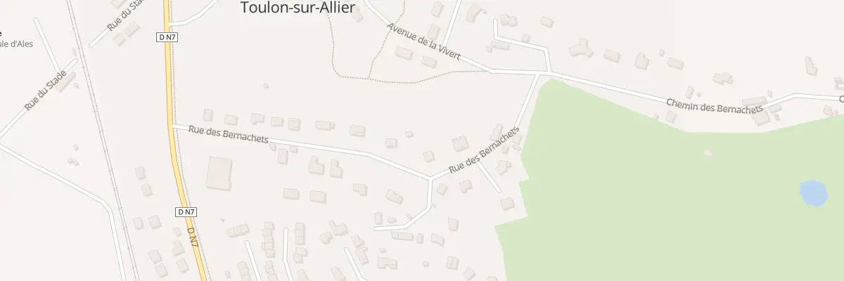 Plan du 18 Rue des Bernachets à Toulon-sur-Allier