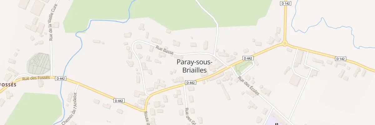 Plan du 14 Rue Grande Rue à Paray-sous-Briailles