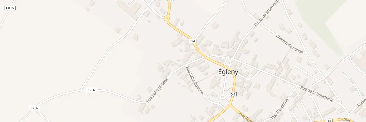 Plan du 6 Rue St Jerome à Égleny