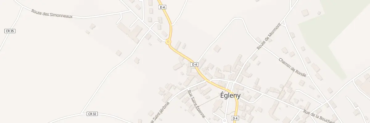 Plan du 9 Rte d’Aillant à Égleny
