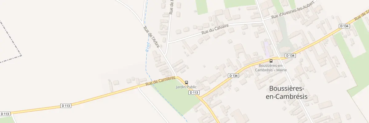 Plan du 8 Rue de Rieux à Boussières-en-Cambrésis