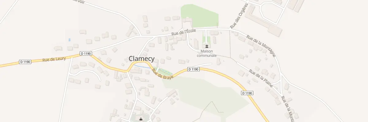 Plan du 2 Rue de Braye à Clamecy