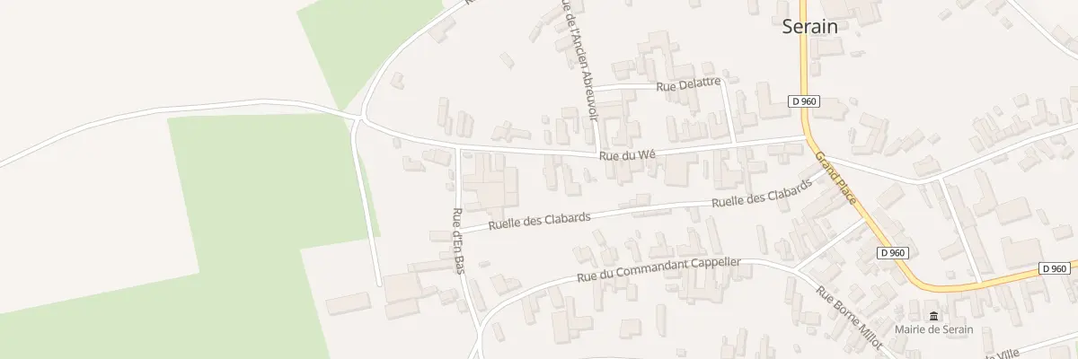 Plan du 19 Rue du Wé à Serain