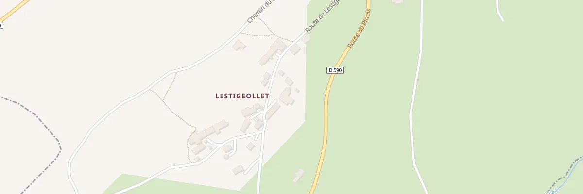 Plan du 5045 Lestigeollet à Cronce