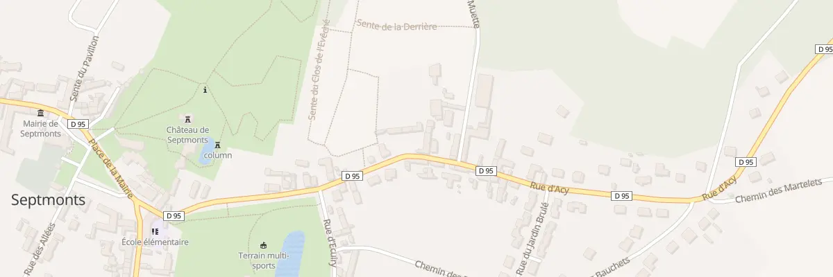 Plan du 27T Rue d’Acy à Septmonts